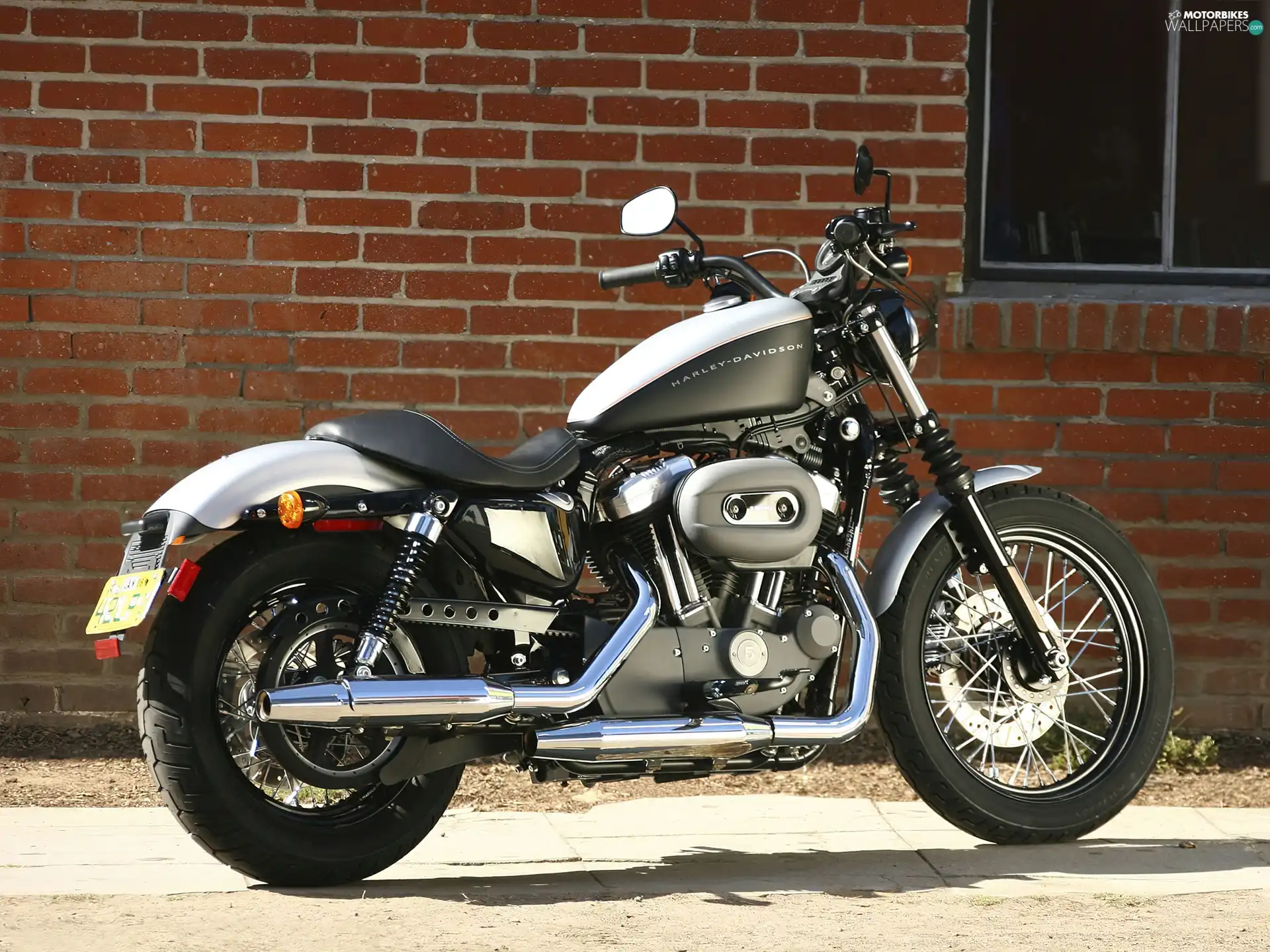 tubing, Harley Davidson XL1200N, Chrome