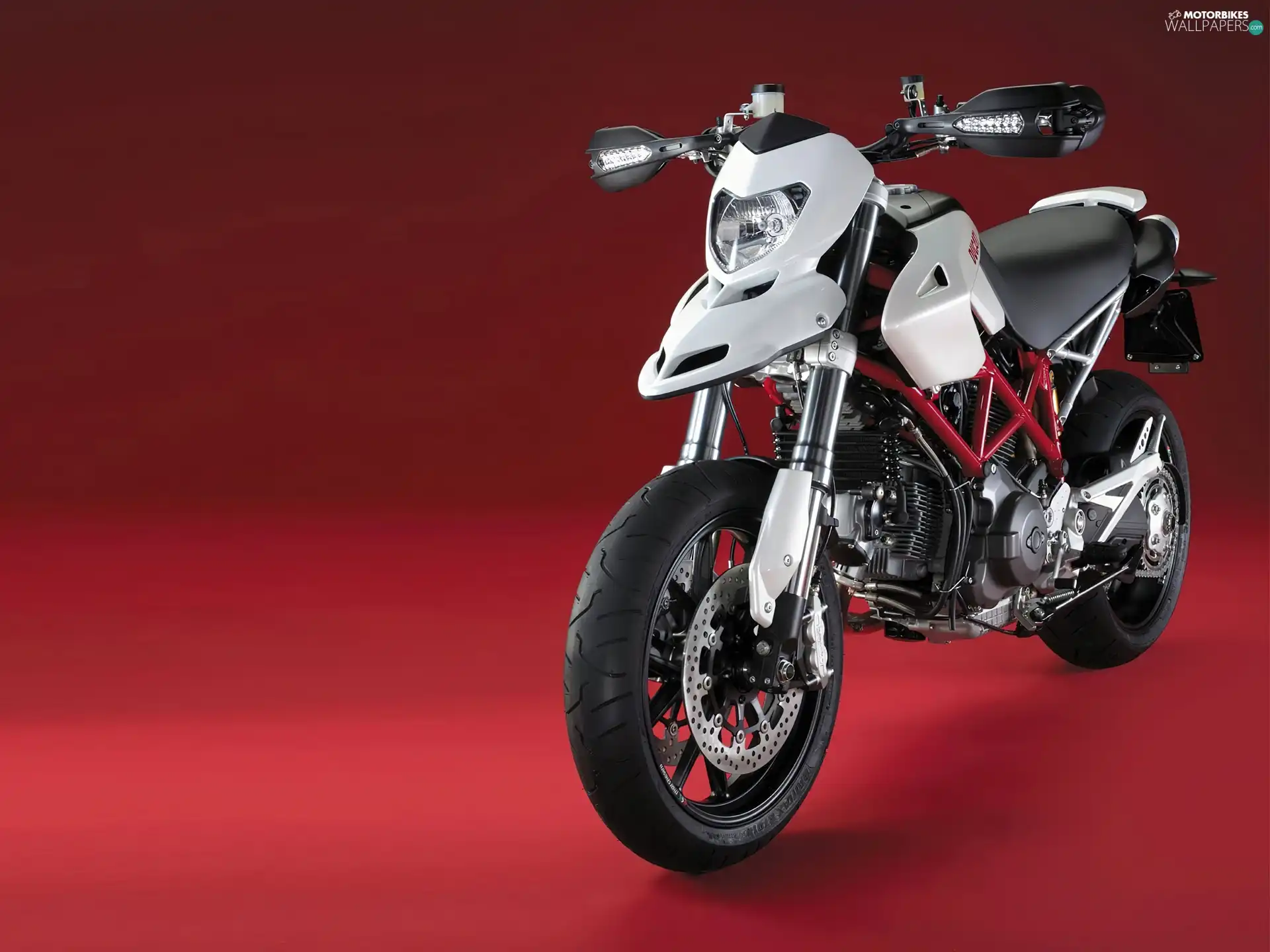 White, Ducati Hypermotard 1100