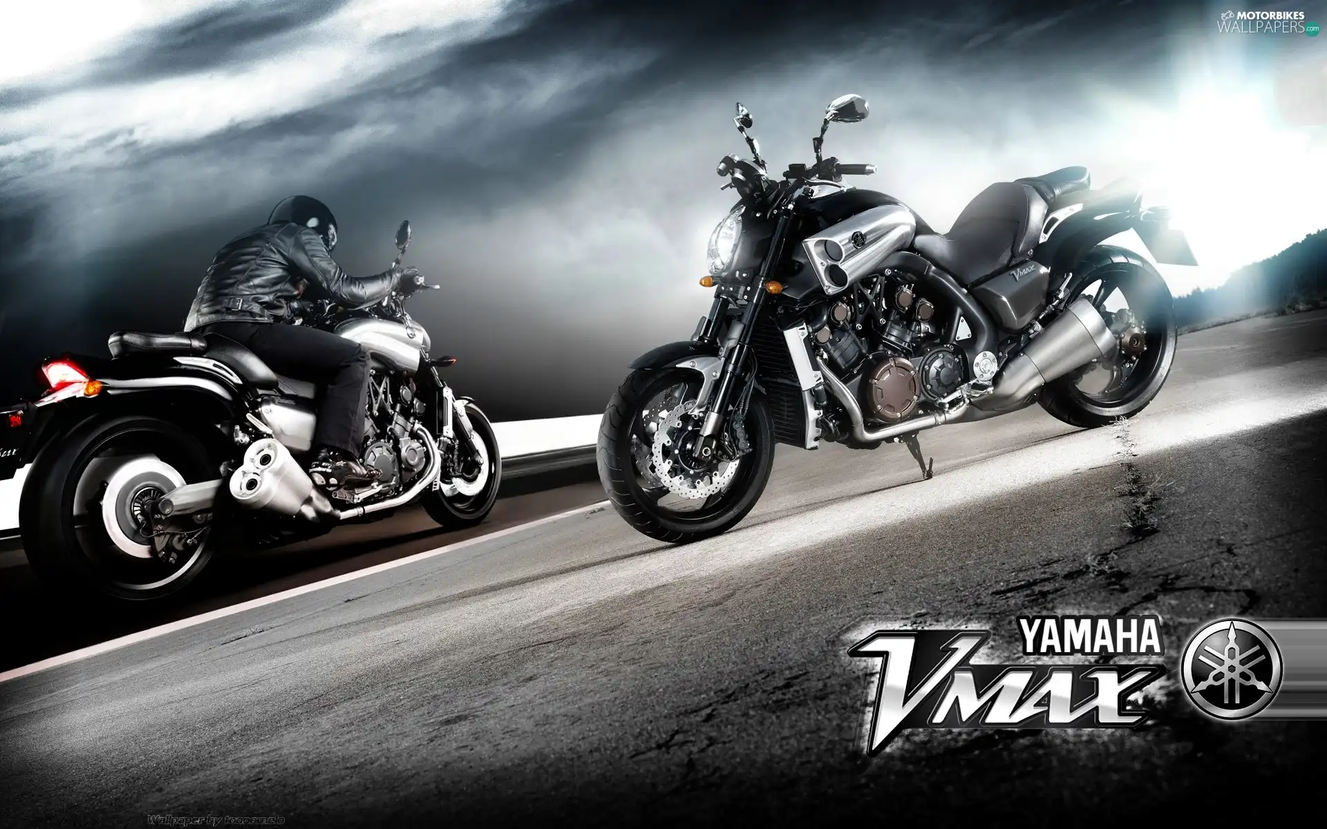 Yamaha V-Max, motor-bike