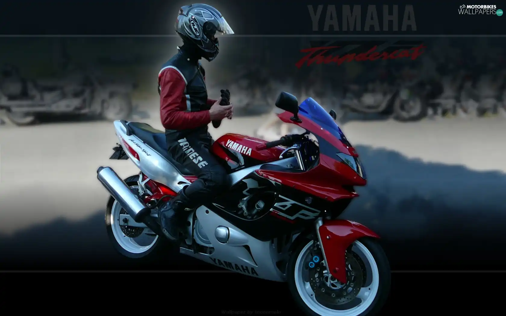 Yamaha, motor-bike, motorcyclist, Thundercat