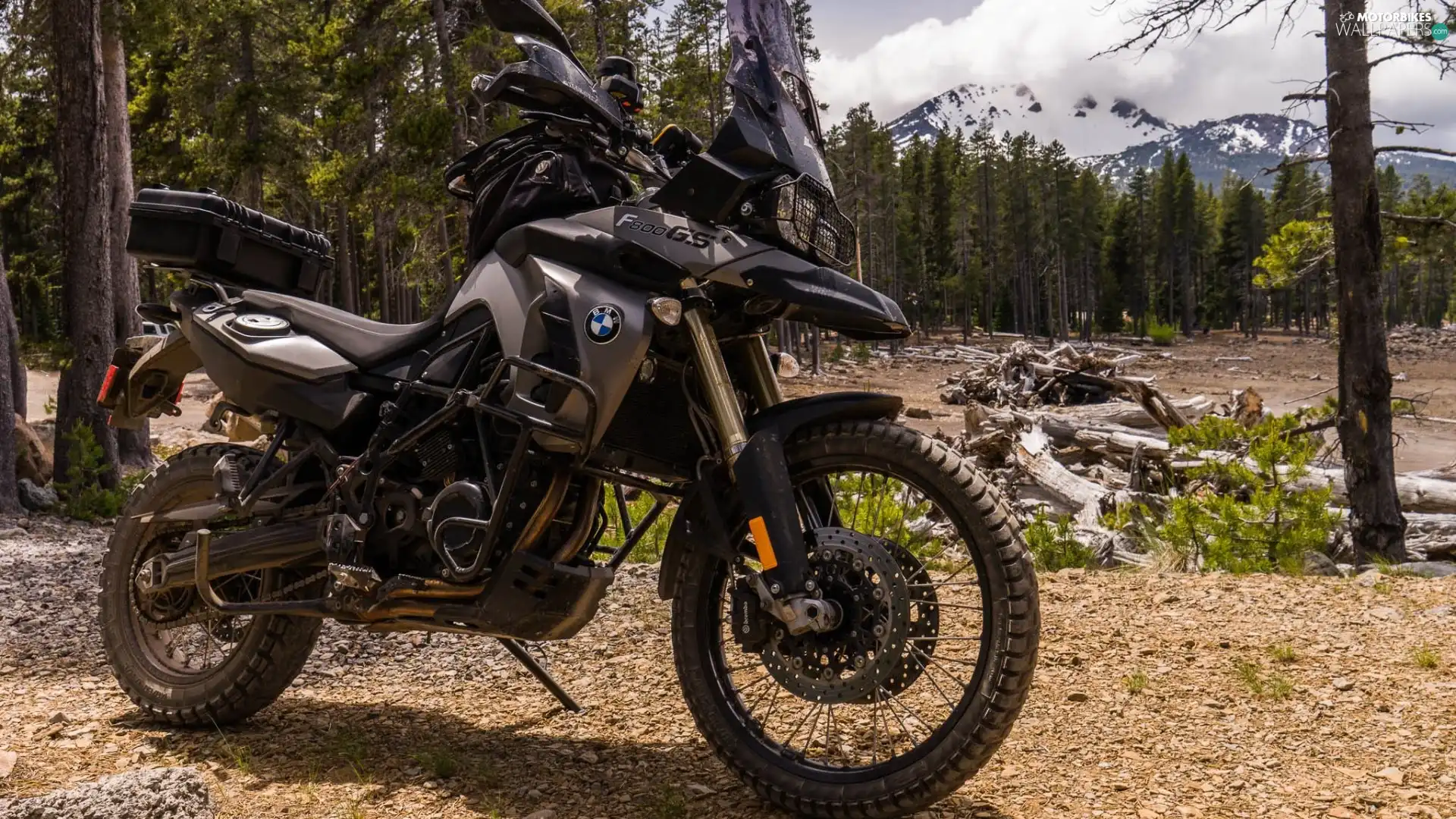BMW, forest, Mountains, F800GS