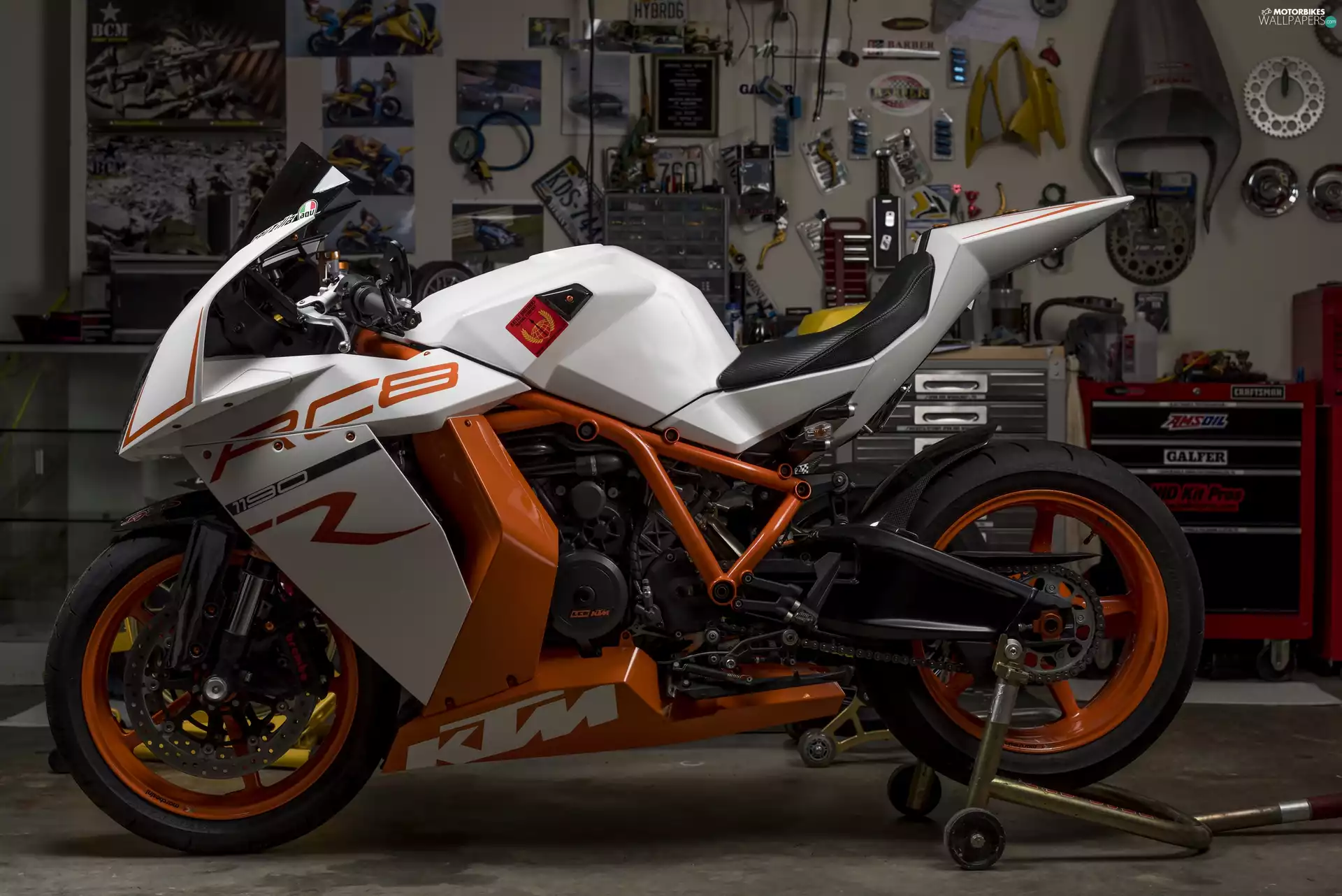 motor-bike, KTM 1190 RC8 R