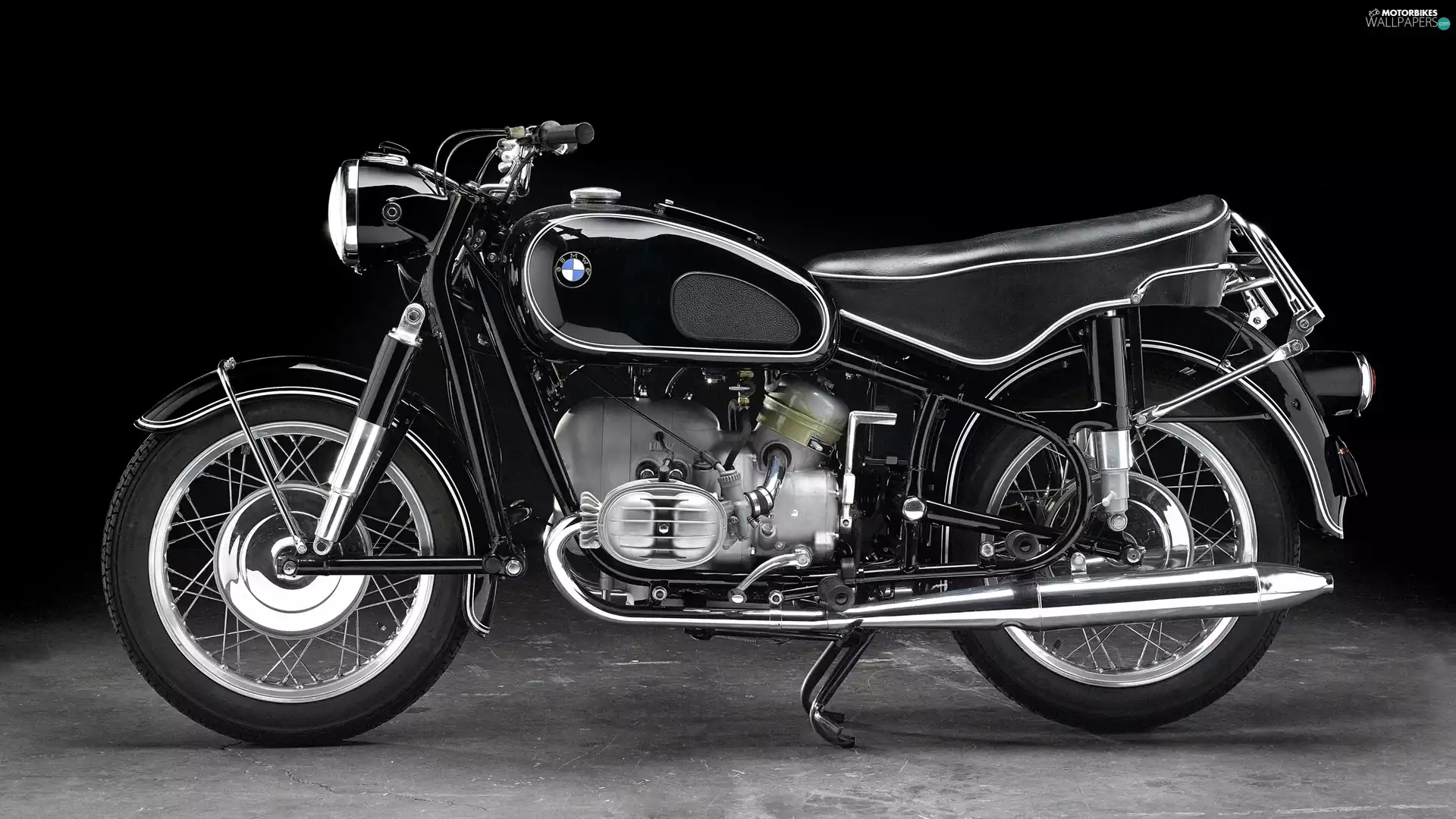 antique, BMW R60/2, 1961, motor-bike