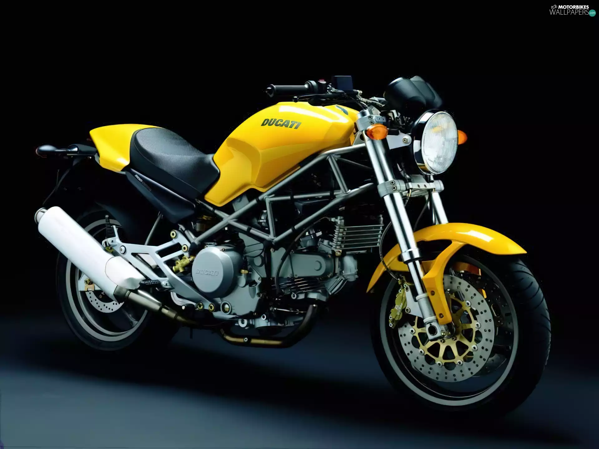 Yellow, Ducati Monster 695