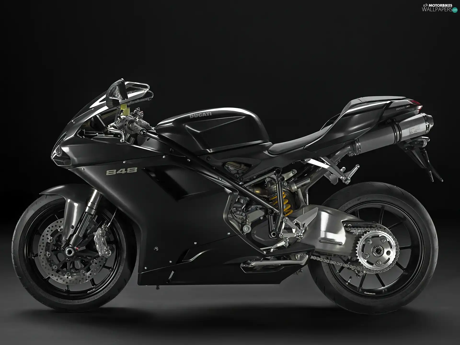 Black, Aluminium, Arm, Ducati 848