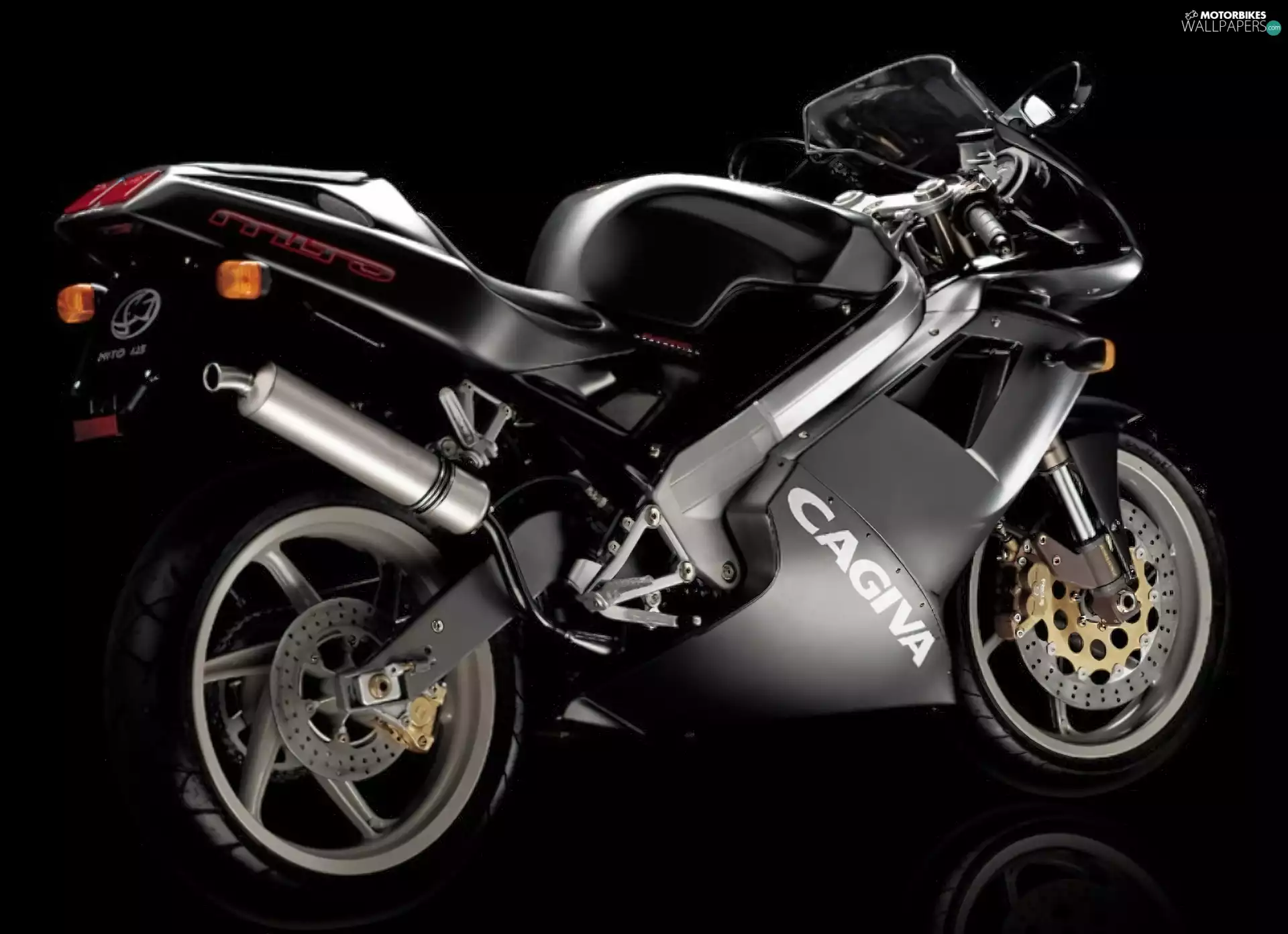 Cagiva Mito 125, Black