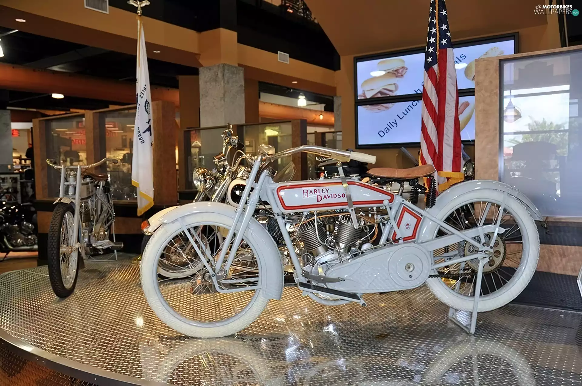 Museum, antique, Harley-Davidson