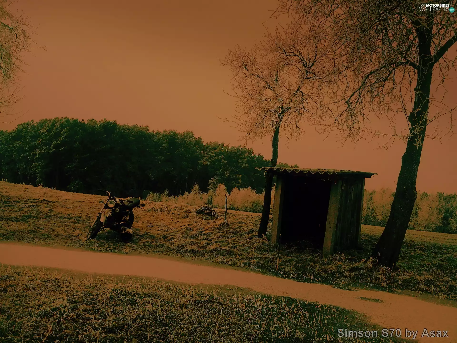 Way, Simson S70, Field