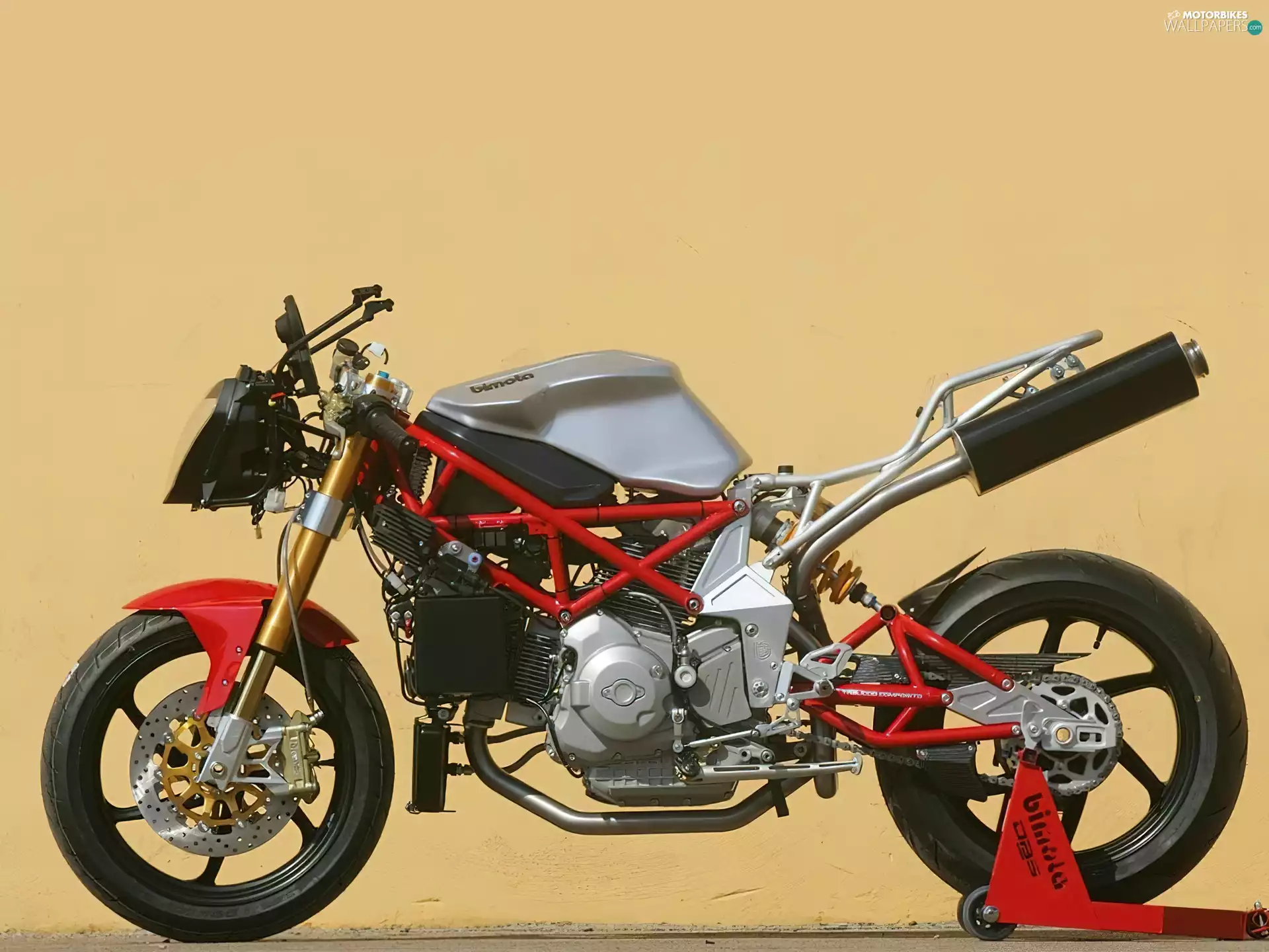 Engine, Bimota DB5, frame