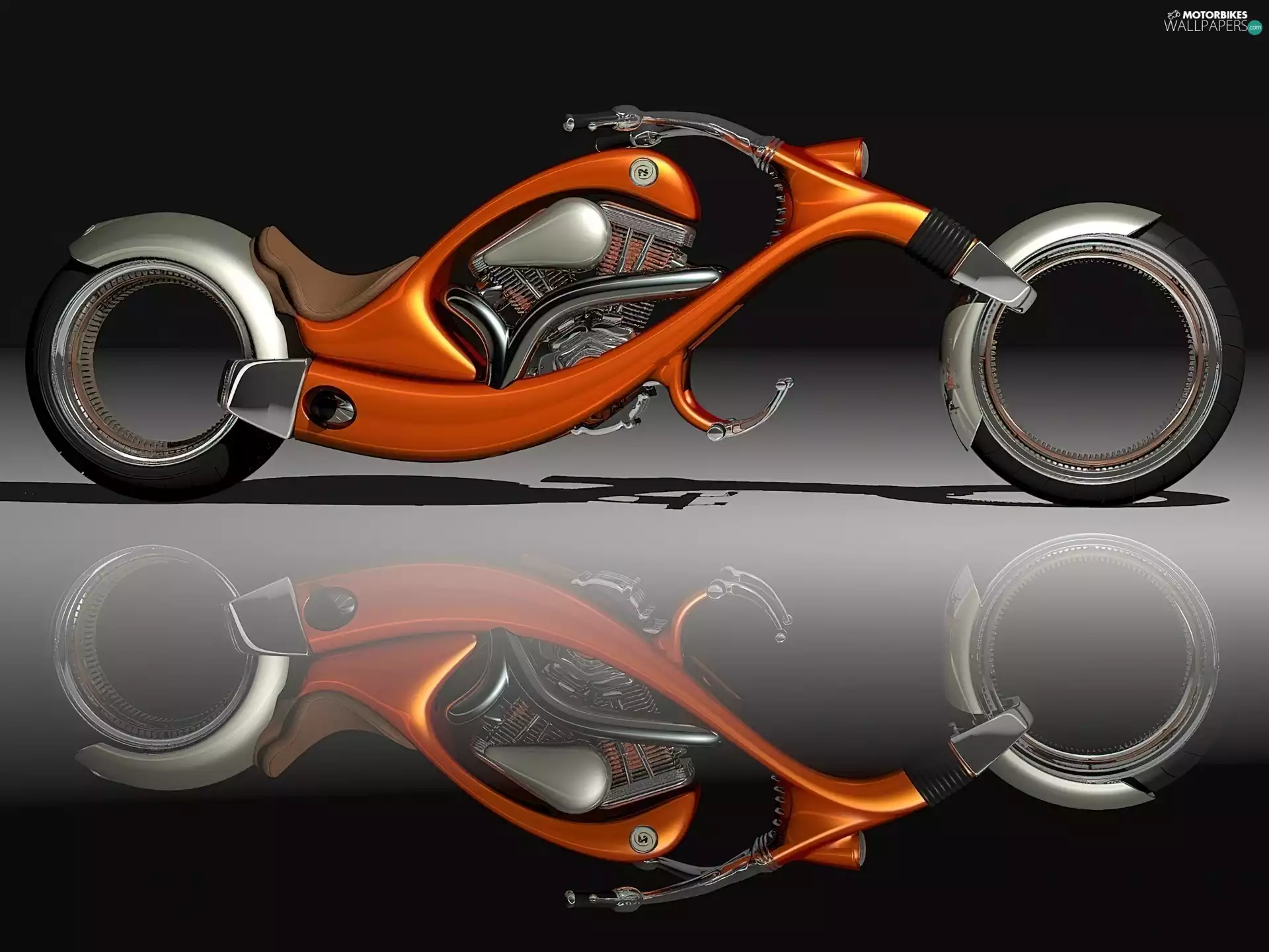 futuristic, motor-bike