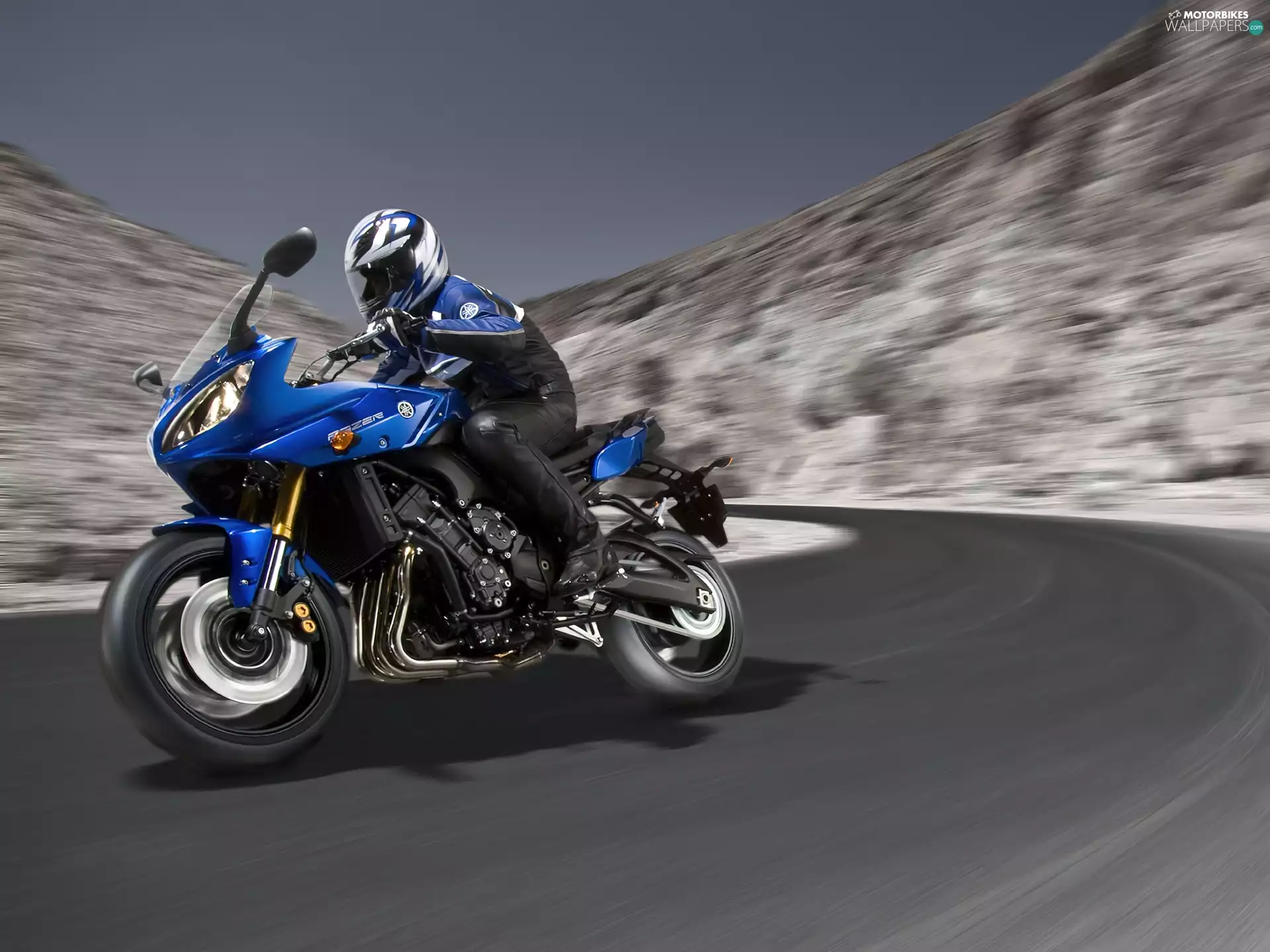 Yamaha FZ8, Engine, chain, deflectors