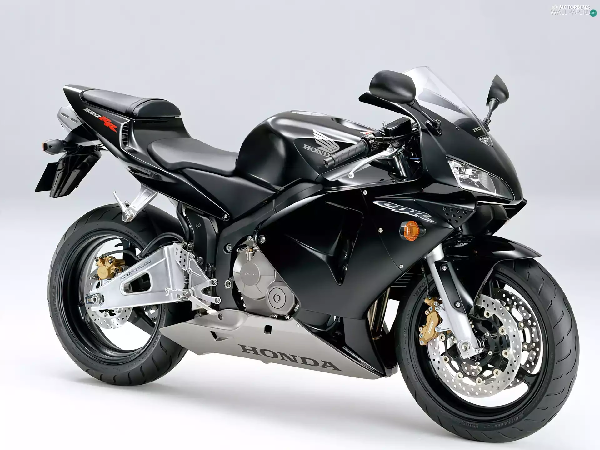 black, CBR, 600, Honda