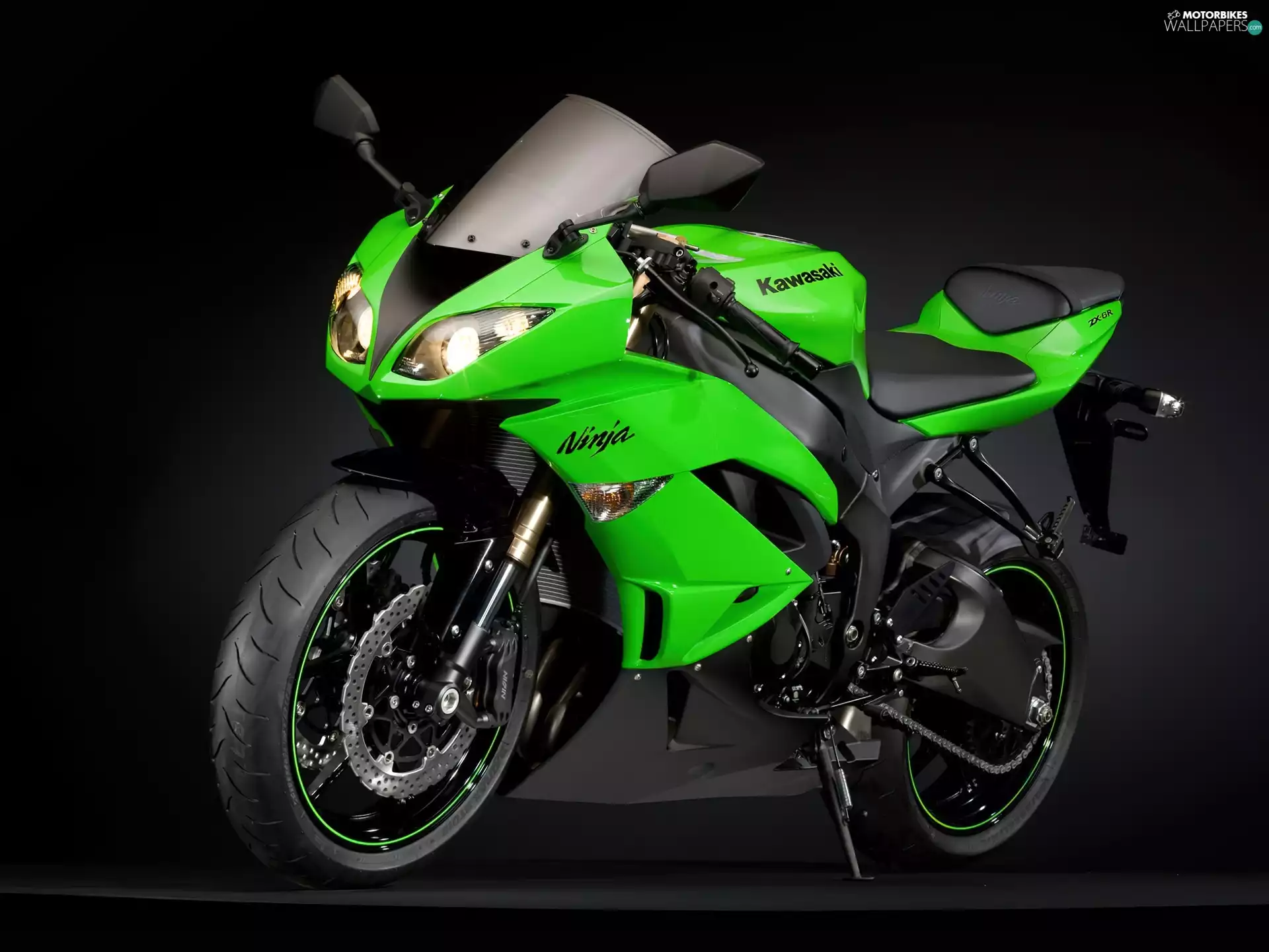 Green, Kawa Ninja ZX-6R