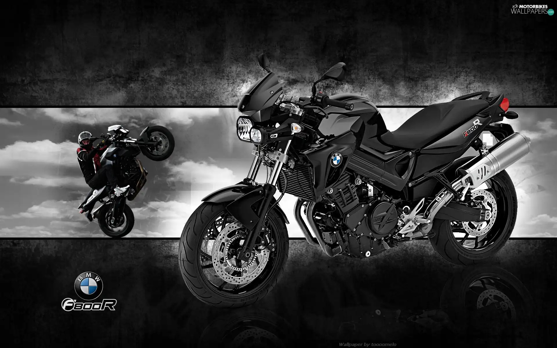 Motorcyclist, BMW F800R, motor-bike