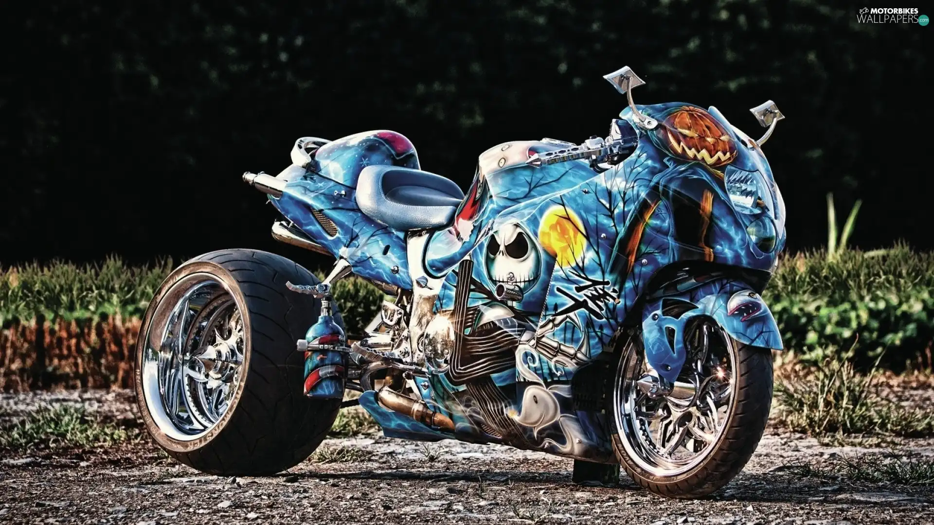 Becks - motorbike, painted, motor-bike
