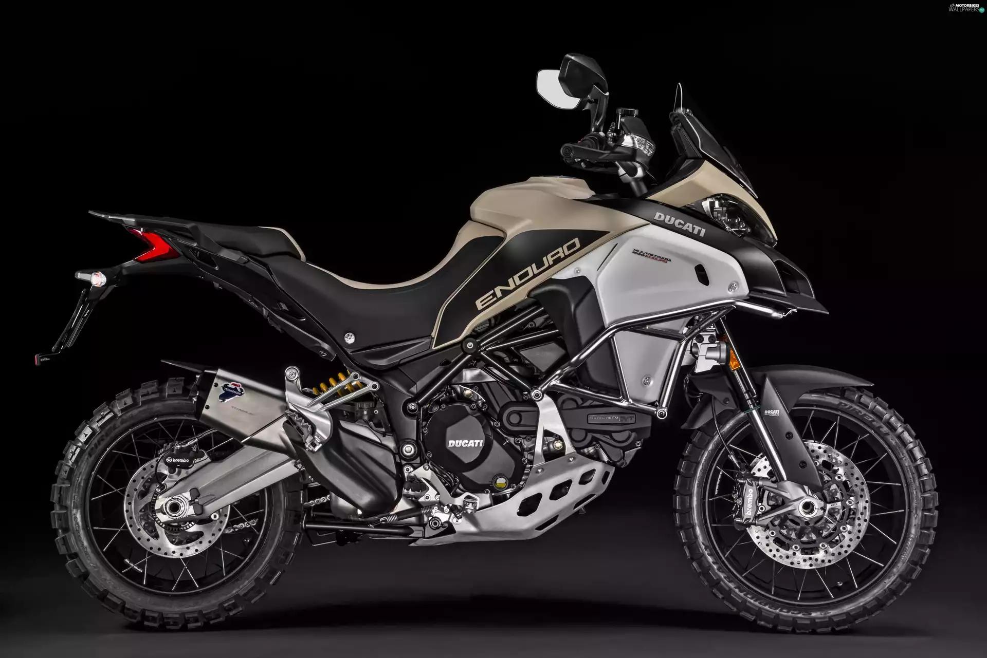 2017, motor-bike, Ducati Multistrada 1200 Enduro Pro