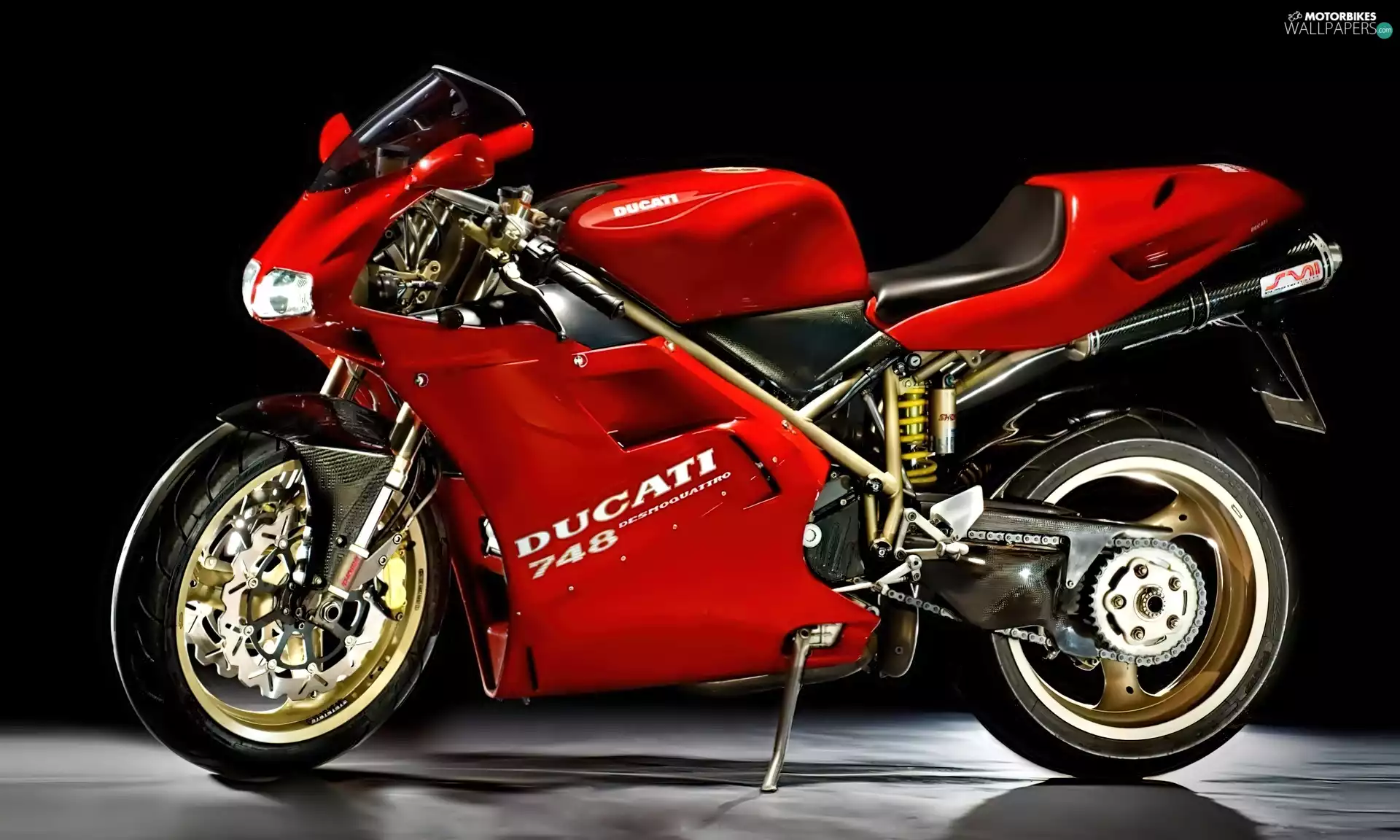 Red, Ducati, 748