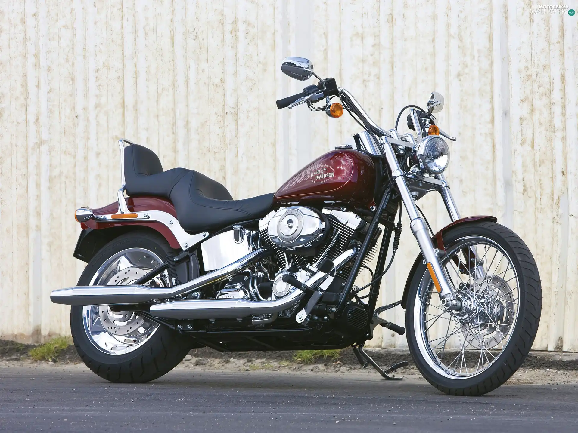 frame, Harley Davidson Softail Custom, Steel