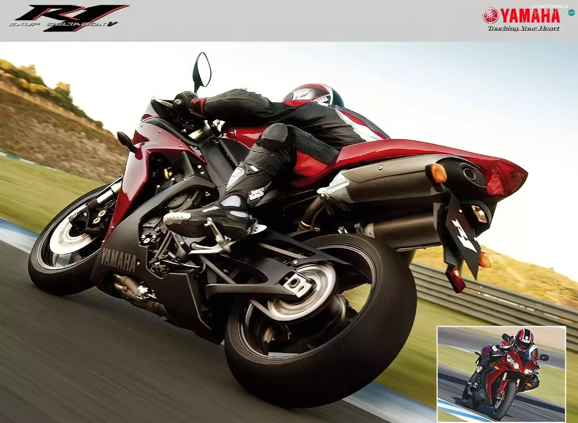 Yamaha YZF R1, track