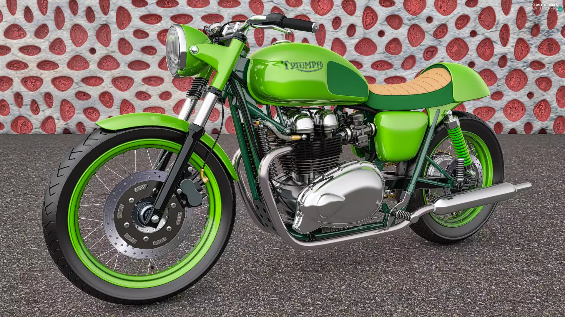 Motorbike, Triumph Bonneville Cafe Racer