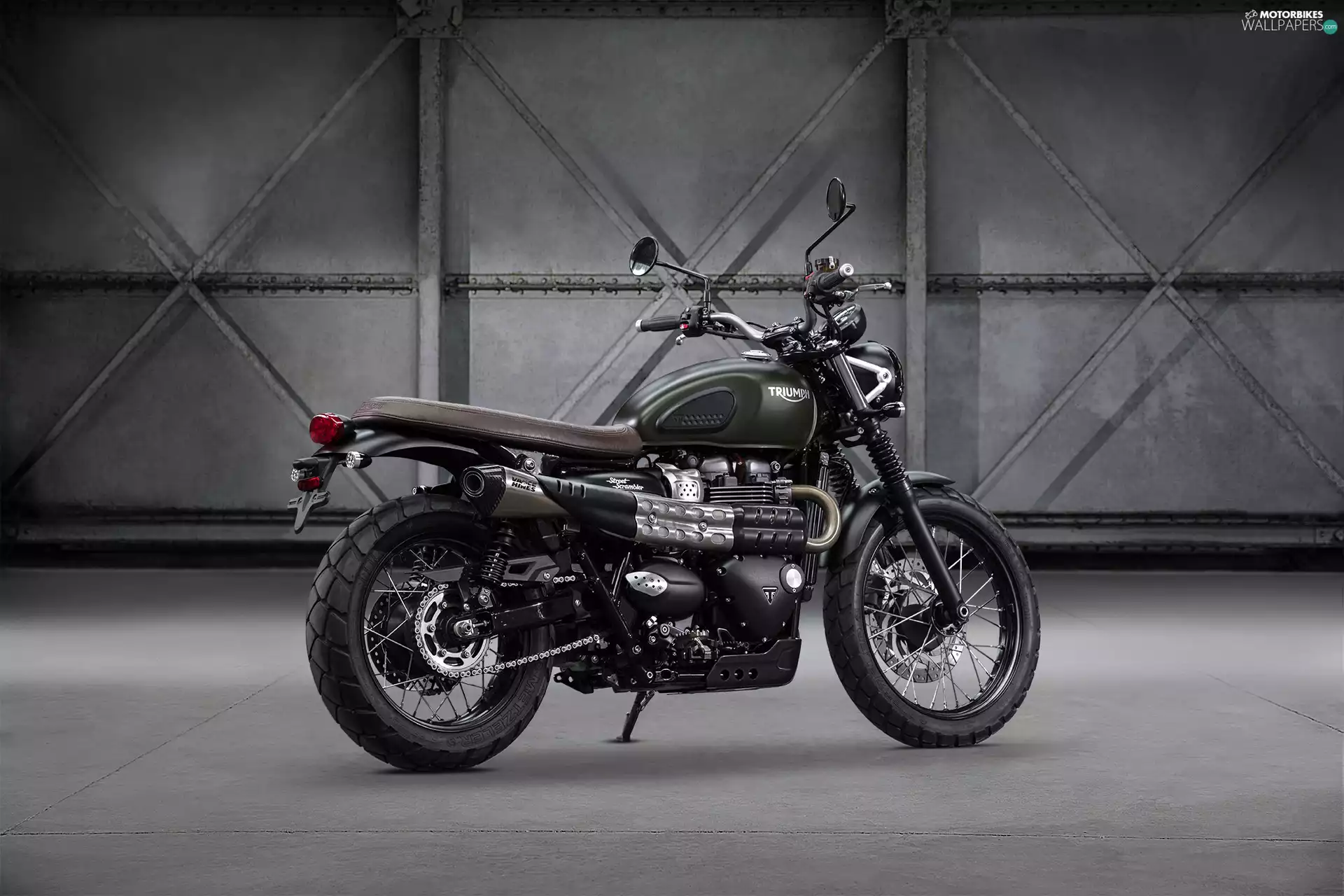 2017, motor-bike, Triumph Street Scrambler