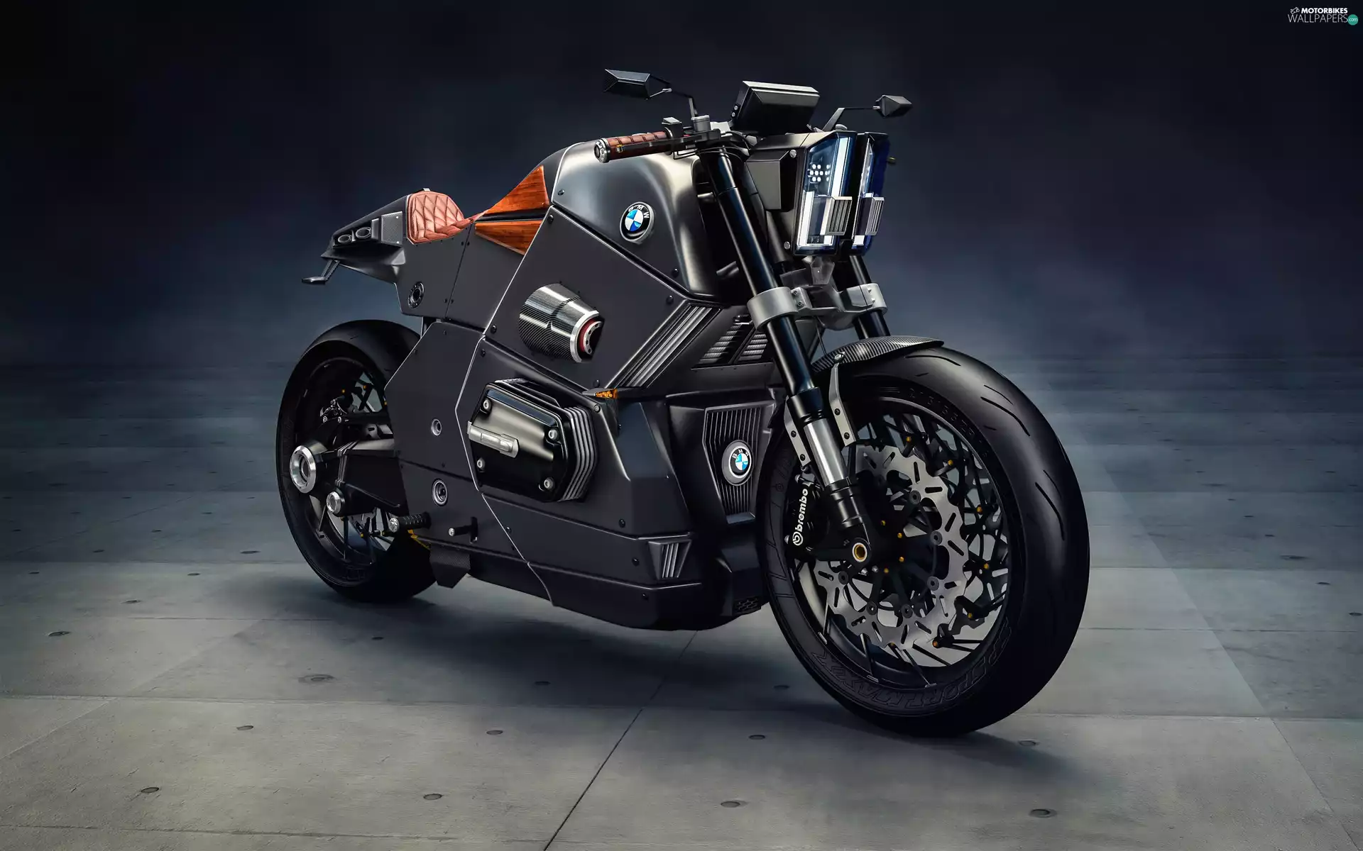 motor-bike, BMW Urban racer concept
