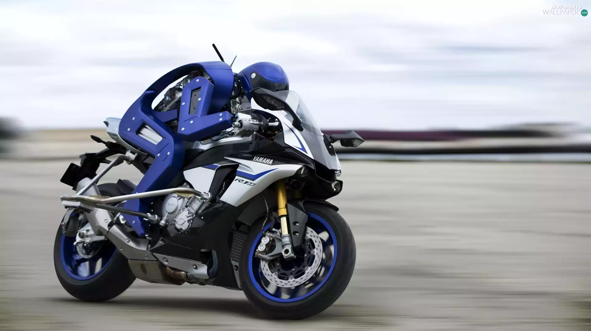 technology, Yamaha Bike, test, Robot