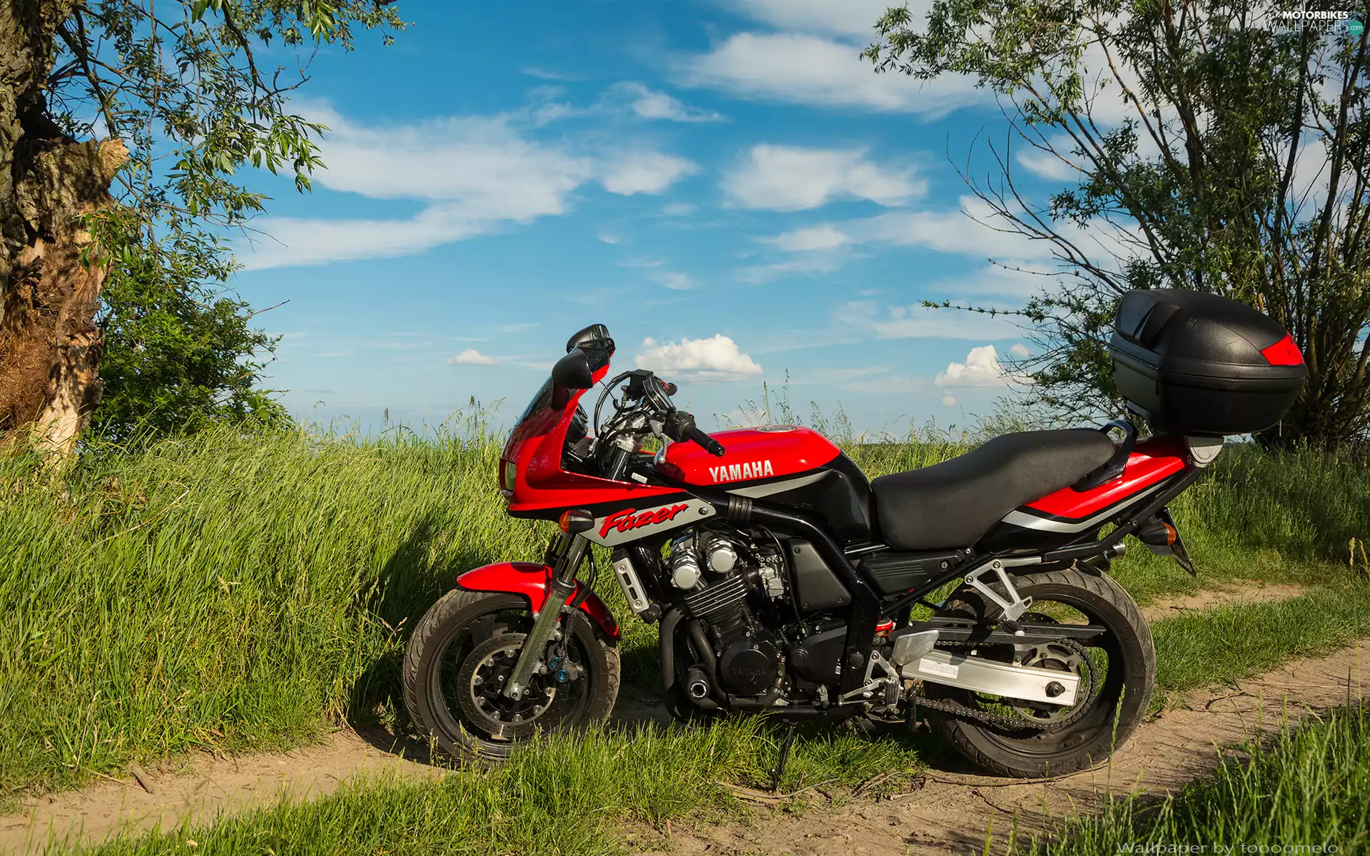 Plein, motor-bike, Yamaha FZS600 Fazer