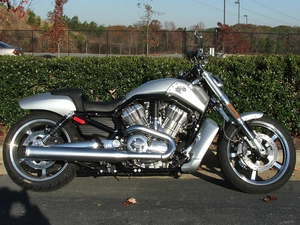 Harley Davidson V-Rod Muscle, silver, motor-bike