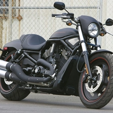 Cruiser, Black, dope, Harley-Davidson Night Rod