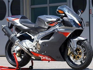 box, silencer, motor-bike, stand, Aprilia RSV 1000 R FACTORY