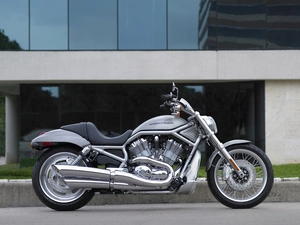 Harley Davidson V-Rod, silver, Cruiser