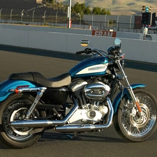 blue, HAND, Harley Davidson Sportster XL1200R, Right