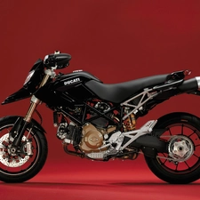 Black, Ducati Hypermotard 1100