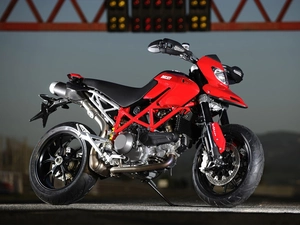 @, Red, Ducati Hypermotard 1100