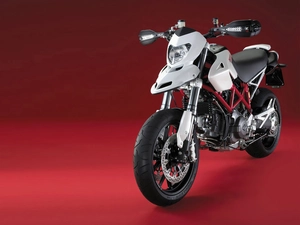 White, Ducati Hypermotard 1100