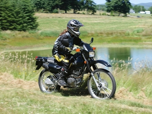 Suzuki DR 200 SE, Field