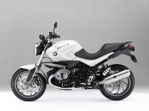 White, black, frame, BMW R1200R