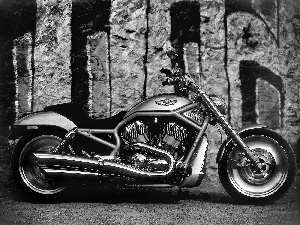silver, Harley-Davidson VRSC V-Rod