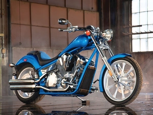 Blue, Honda VTX 1300CX Fury