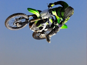 Kawasaki KX450F Monster Energy, jump