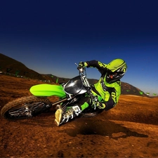 green ones, Kawasaki KX250F Monster Energy