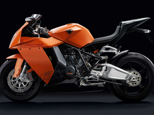 Orange, motor-bike, KTM 1190 RC8