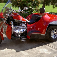 Red, Motorbike