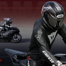 motor-bike, Yamaha YZF-R6, Motorcyclist