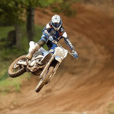 track, Yamaha WR450F, Mud