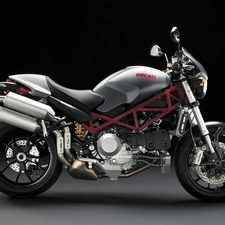 frame, Ducati Monster S4R, red hot