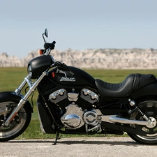 Harley-Davidson Night Rod, sitting