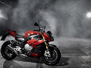 smoke, light, S1000R, 2014, BMW