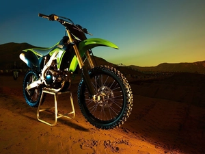 fender, Kawasaki KX250F, stand